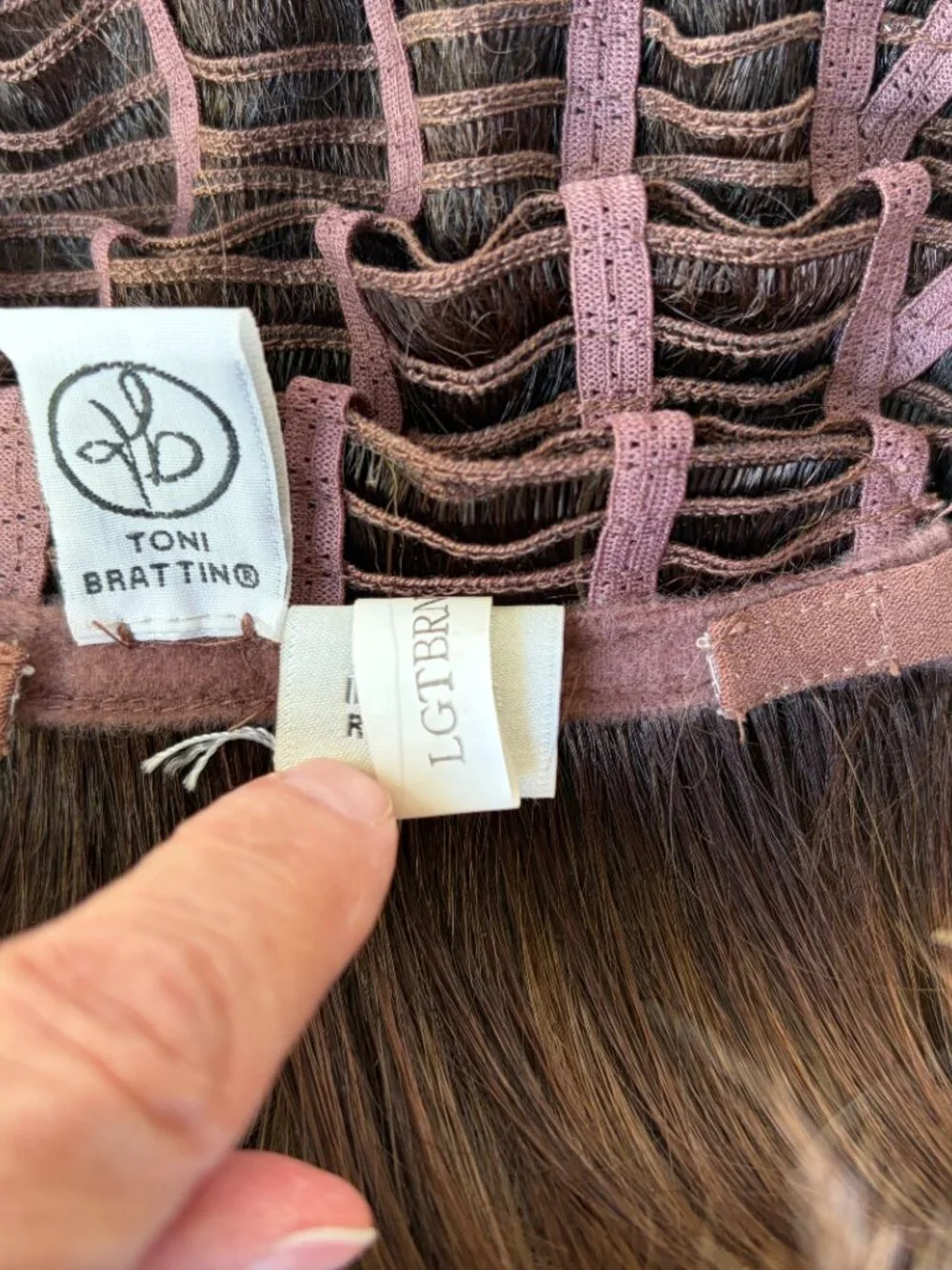Toni Brattin FLATTERING Plus, Light Brown, HF, Synthetic Wig, NWT